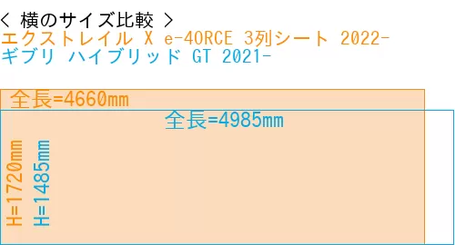 #エクストレイル X e-4ORCE 3列シート 2022- + ギブリ ハイブリッド GT 2021-